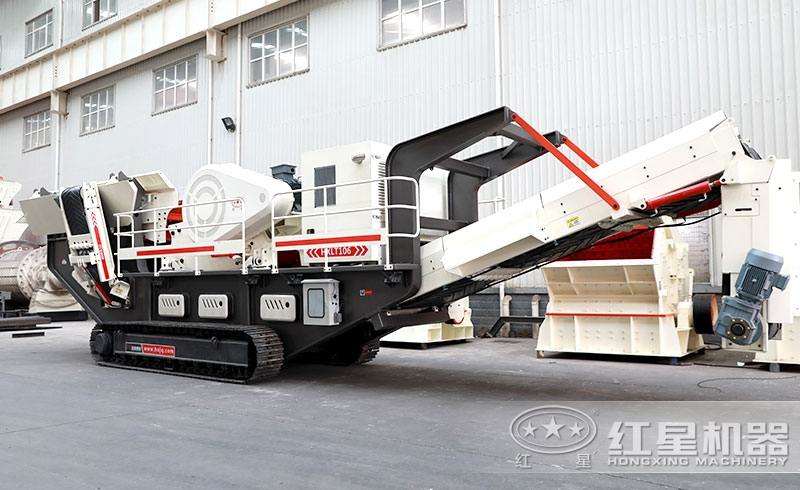 移動(dòng)碎石一體機(jī):配履帶破 移動(dòng)碎石一體機(jī):配履帶破