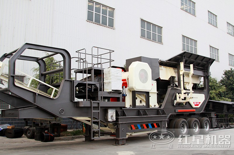 移動方便的流動石子加工機廠區(qū)圖 移動方便的流動石子加工機廠區(qū)圖