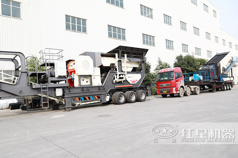 建筑垃圾移動顎破機+建筑垃圾移動反擊破 建筑垃圾移動顎破機+建筑垃圾移動反擊破