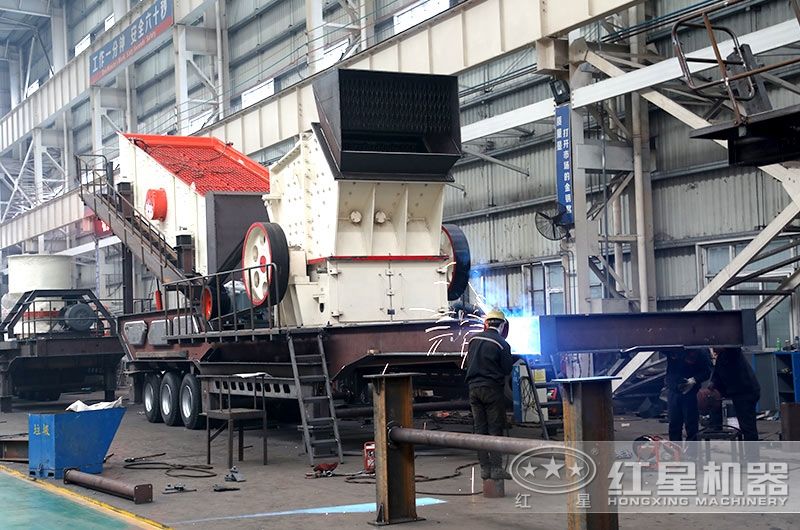 時產150噸建筑垃圾移動破碎機，可定制