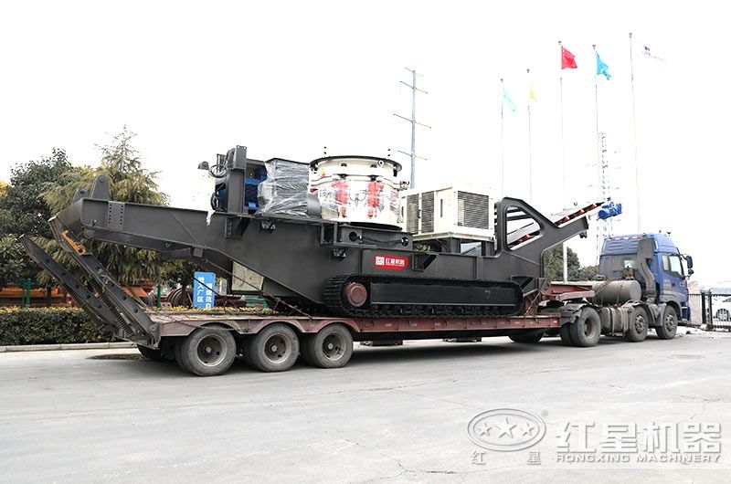 圓錐破履帶移動破碎站,整形效果好,產量高 style=width:720px;