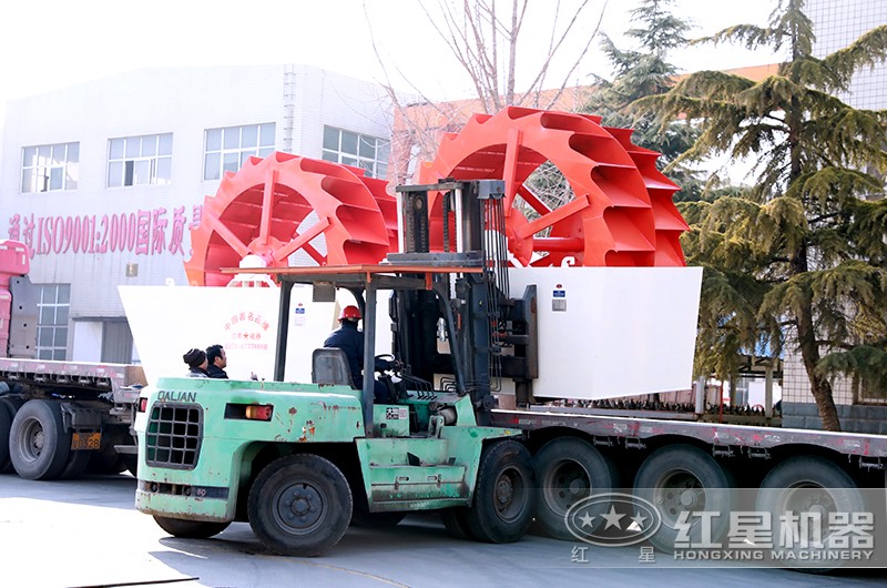 兩臺洗砂機發(fā)往安徽亳州 兩臺洗砂機發(fā)往安徽亳州