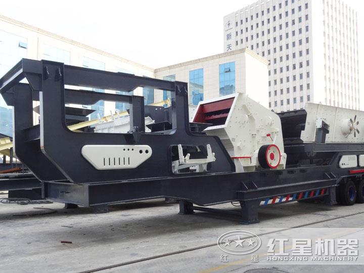 反擊式移動破碎機二級破碎,深腔破碎,石粉含量少 反擊式移動破碎機二級破碎,深腔破碎,石粉含量少