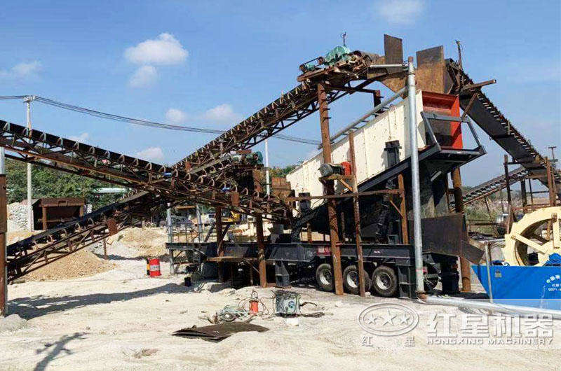 浙江移動(dòng)制砂生產(chǎn)線現(xiàn)場(chǎng) 浙江移動(dòng)制砂生產(chǎn)線現(xiàn)場(chǎng)