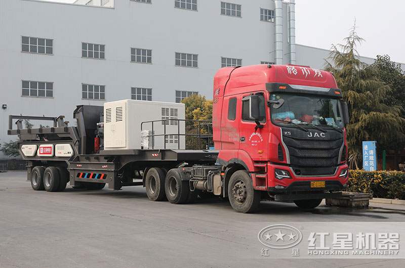 流動石子加工機直接開往客戶現(xiàn)場 流動石子加工機直接開往客戶現(xiàn)場