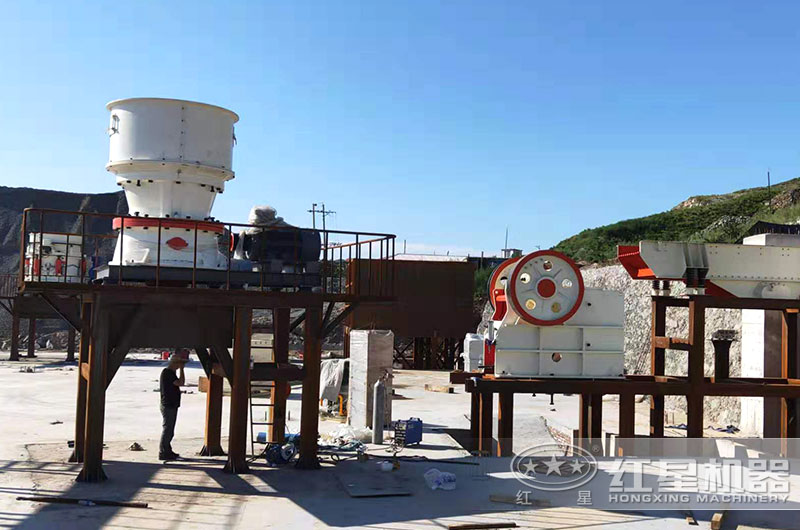 東北客戶石子生產線現場 東北客戶石子生產線現場