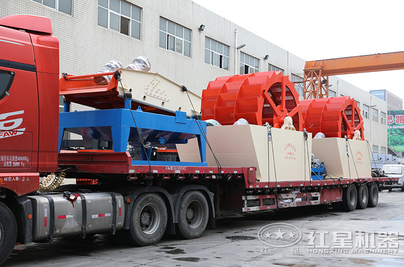 兩臺石粉洗沙機設備發(fā)貨 兩臺石粉洗沙機設備發(fā)貨