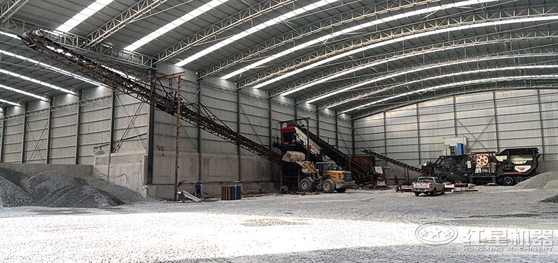 全封閉移動(dòng)碎石生產(chǎn)線 全封閉移動(dòng)碎石生產(chǎn)線