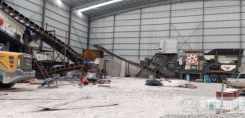 移動(dòng)碎石生產(chǎn)線 全封閉移動(dòng)碎石生產(chǎn)線