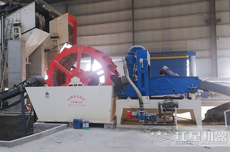 時產200噸左右大中型洗砂機現場 時產200噸左右大中型洗砂機現場