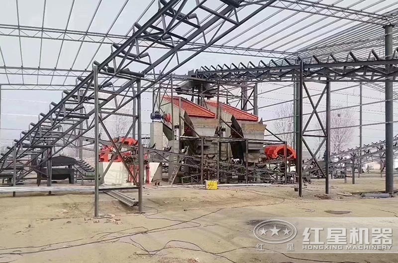 水洗砂生產客戶現場實拍 水洗砂生產客戶現場實拍