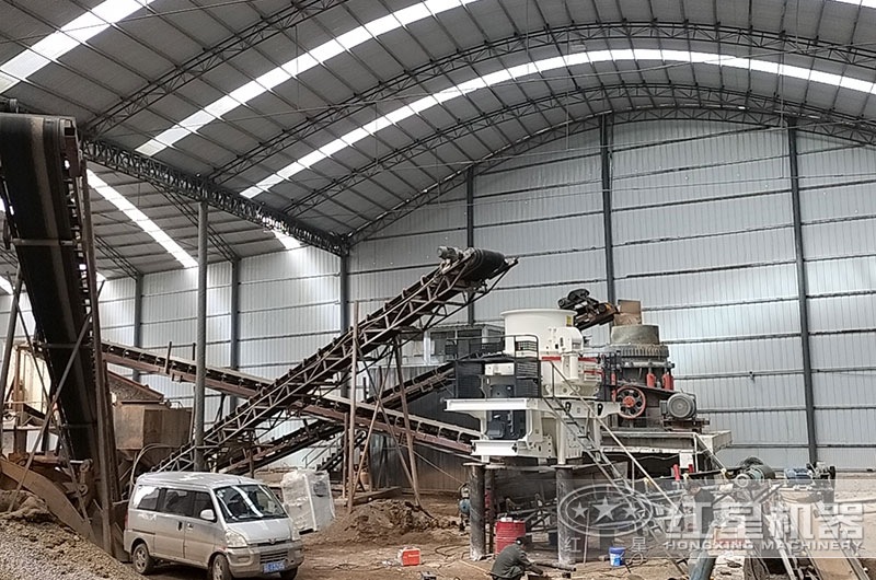 石頭制砂生產(chǎn)客戶現(xiàn)場(chǎng)實(shí)拍 石頭制砂生產(chǎn)客戶現(xiàn)場(chǎng)實(shí)拍