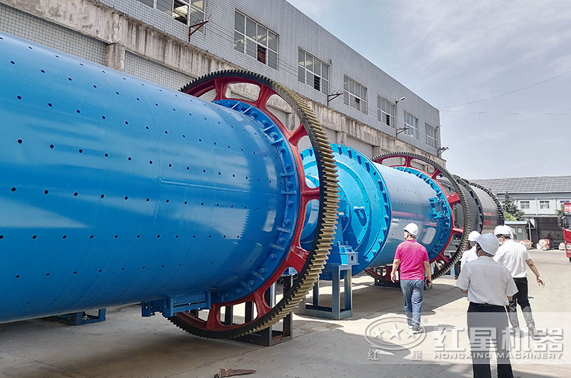 客戶來廠考察球磨機設備 客戶來廠考察球磨機設備